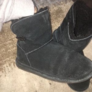 black ankle boots